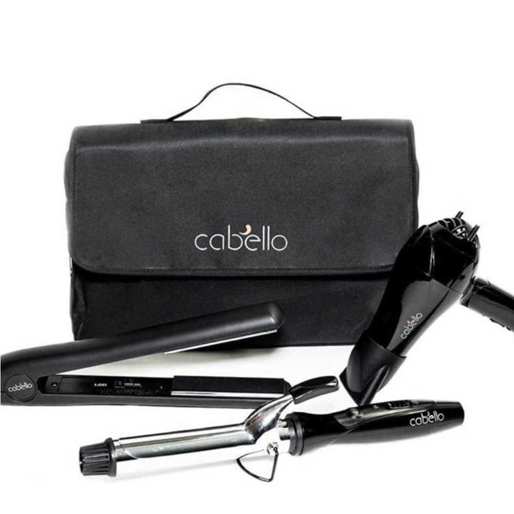 Hair styling tools travel kit. Cabello Travel Kit